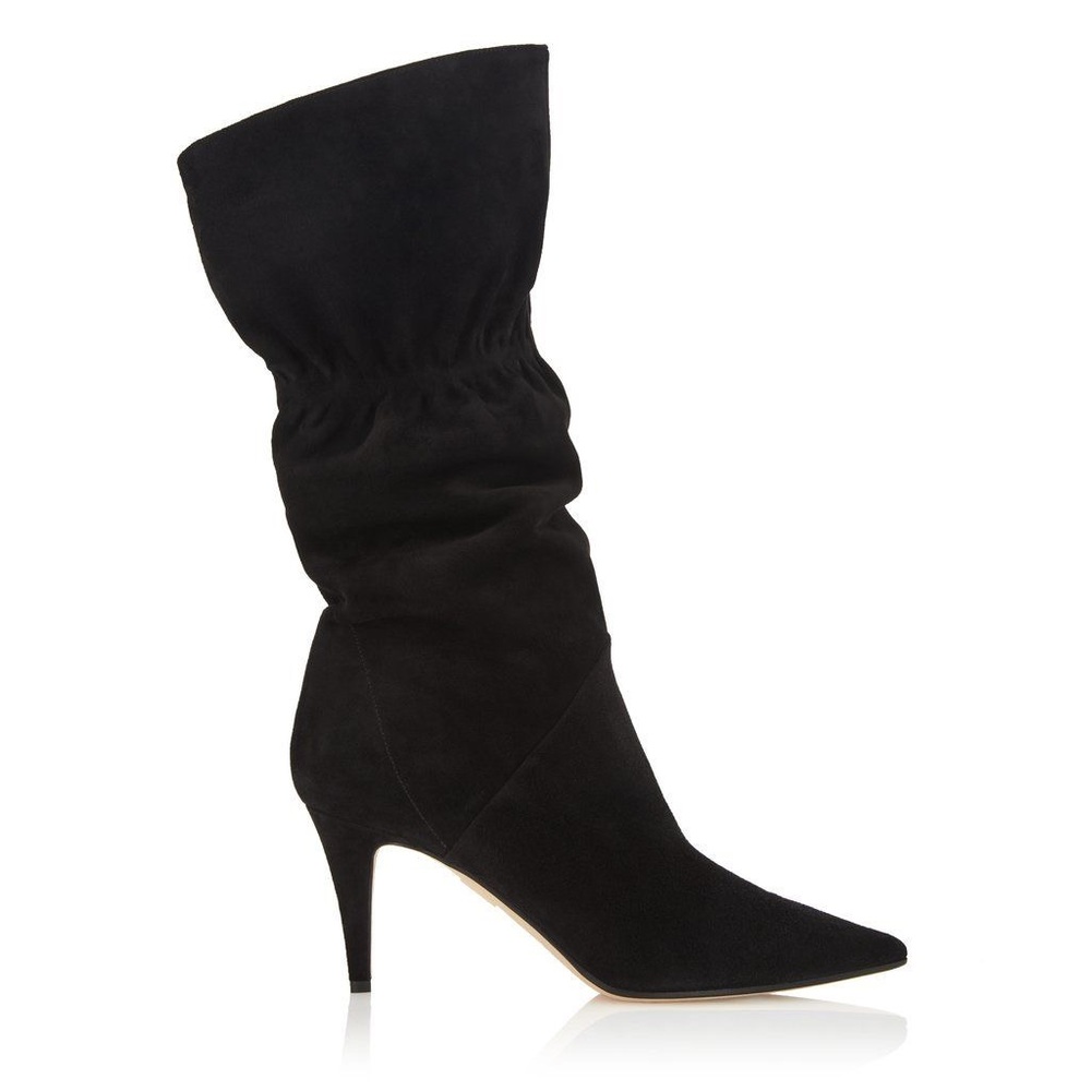Tamara Mellon Marfa Mid Calf Suede Boots 38